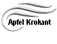 Apfel Krokant